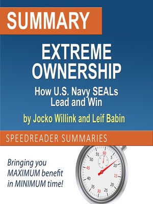 cover image of Summary of Extreme Ownership by Jocko Willink and Leif Babin
